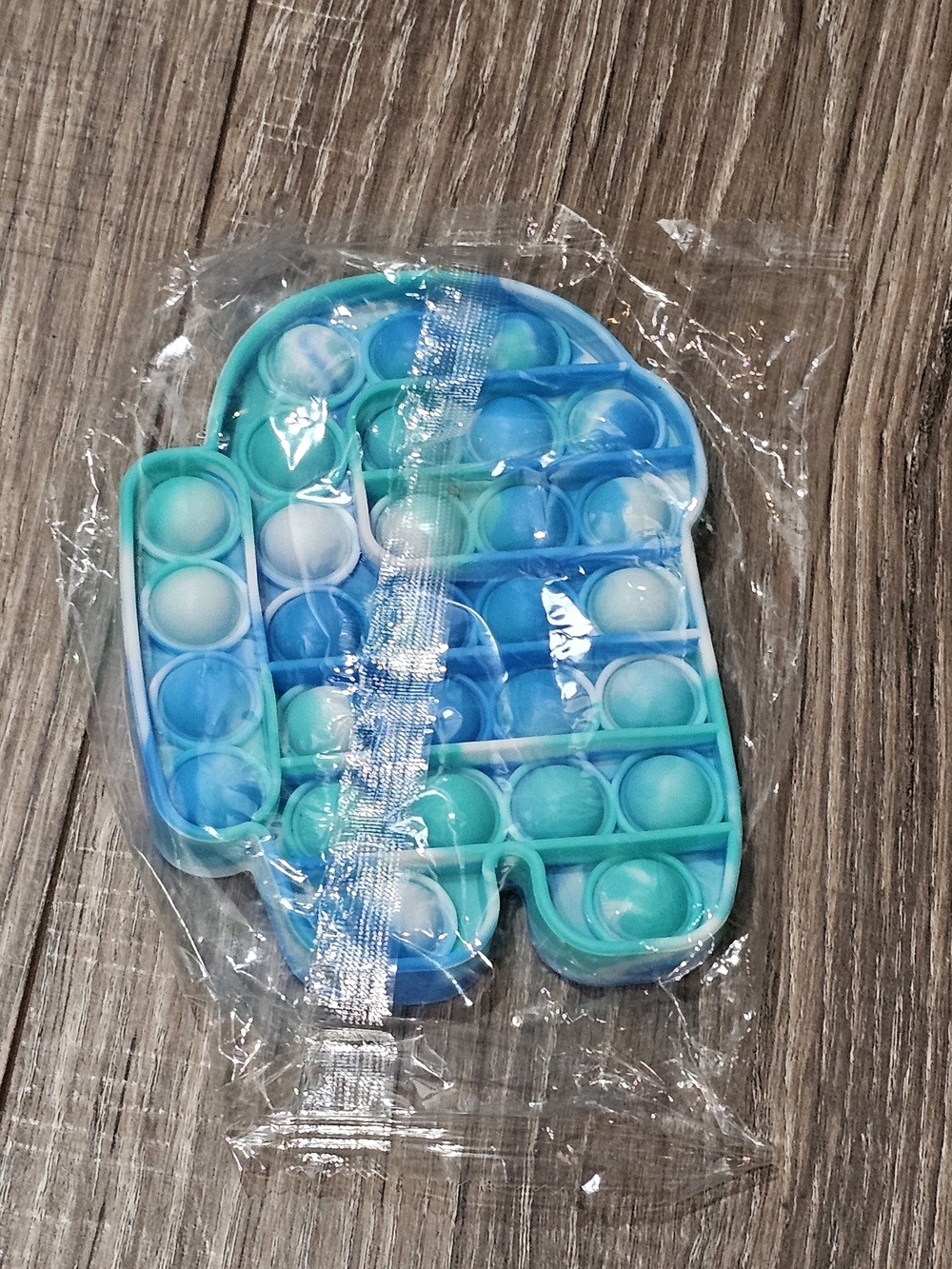 Pop It Among us Fidget Toy - Tie Dye Blue